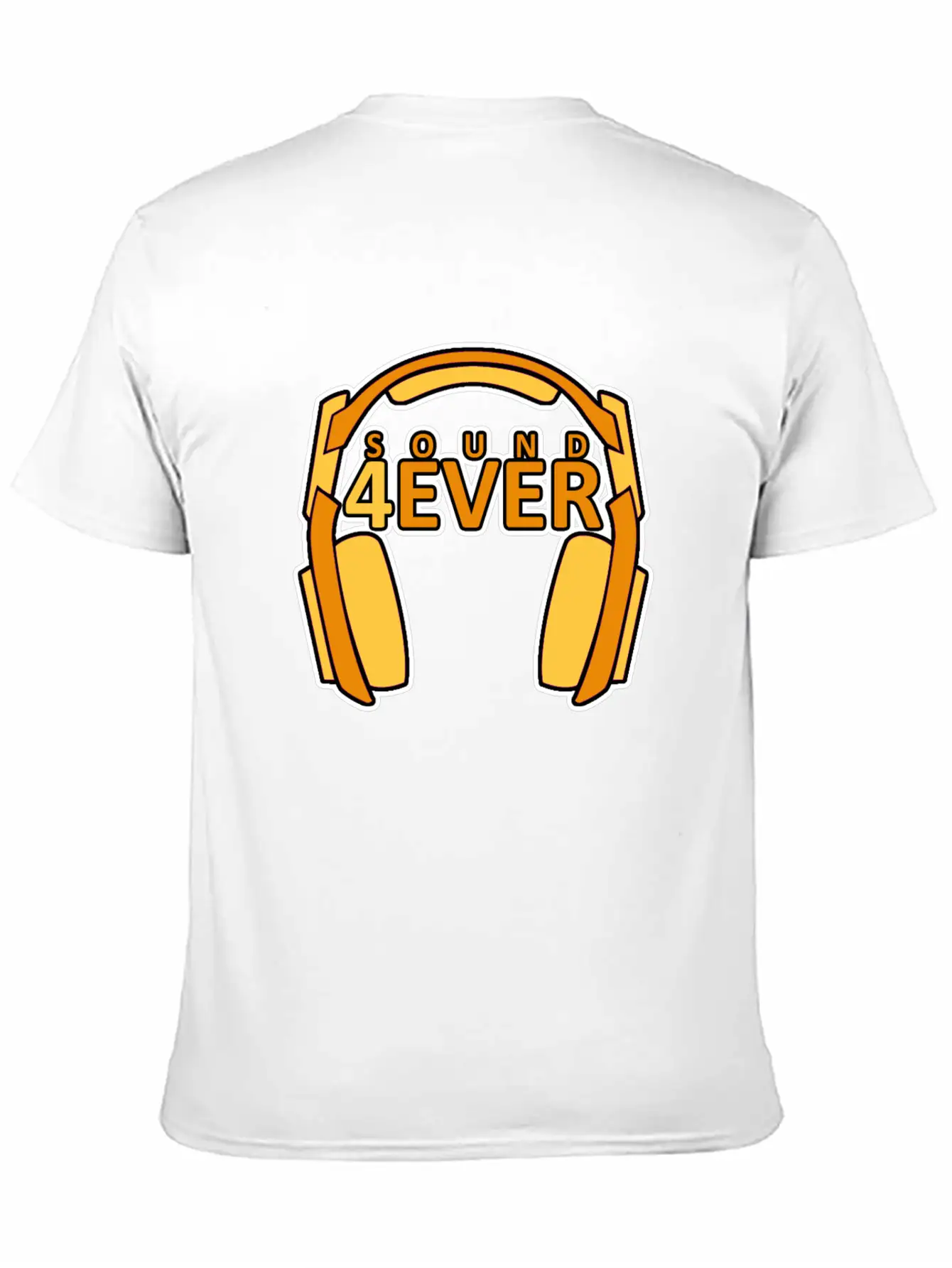 Sound 4 Ever Music Is Life Head Phones Basic Graphic T-Shirt – Daily Comfort In Soft Cotton