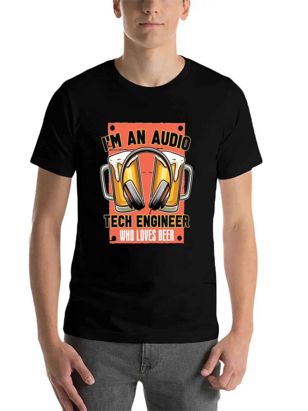 Sound Audio Engineer Music Producer Breathable Soft Cotton T-Shirt – Timeless Casual Look