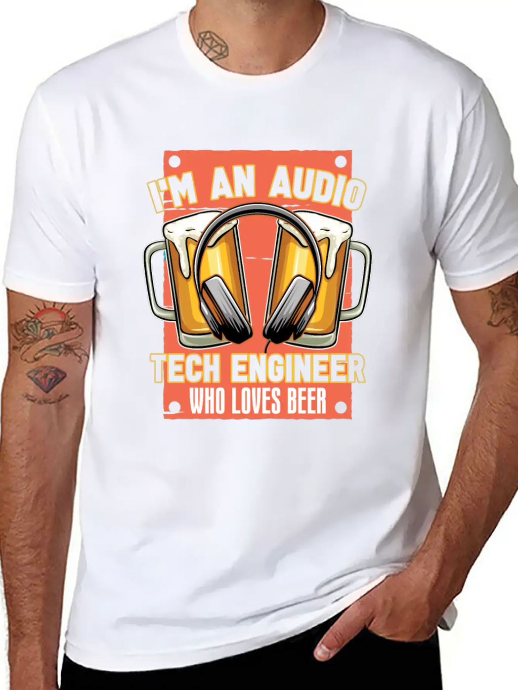 Sound Audio Engineer Music Producer Breathable Soft Cotton T-Shirt – Timeless Casual Look