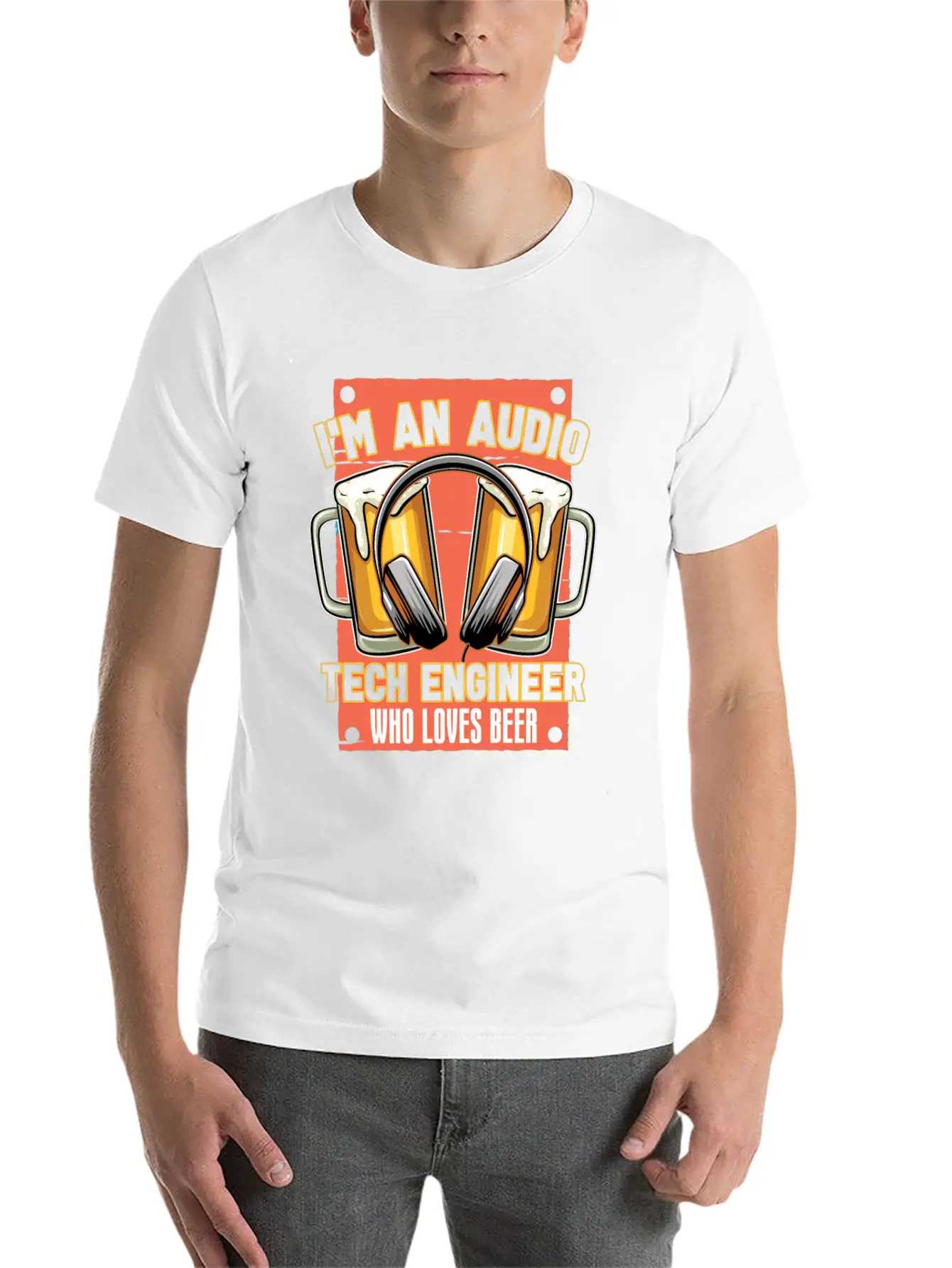 Sound Audio Engineer Music Producer Breathable Soft Cotton T-Shirt – Timeless Casual Look