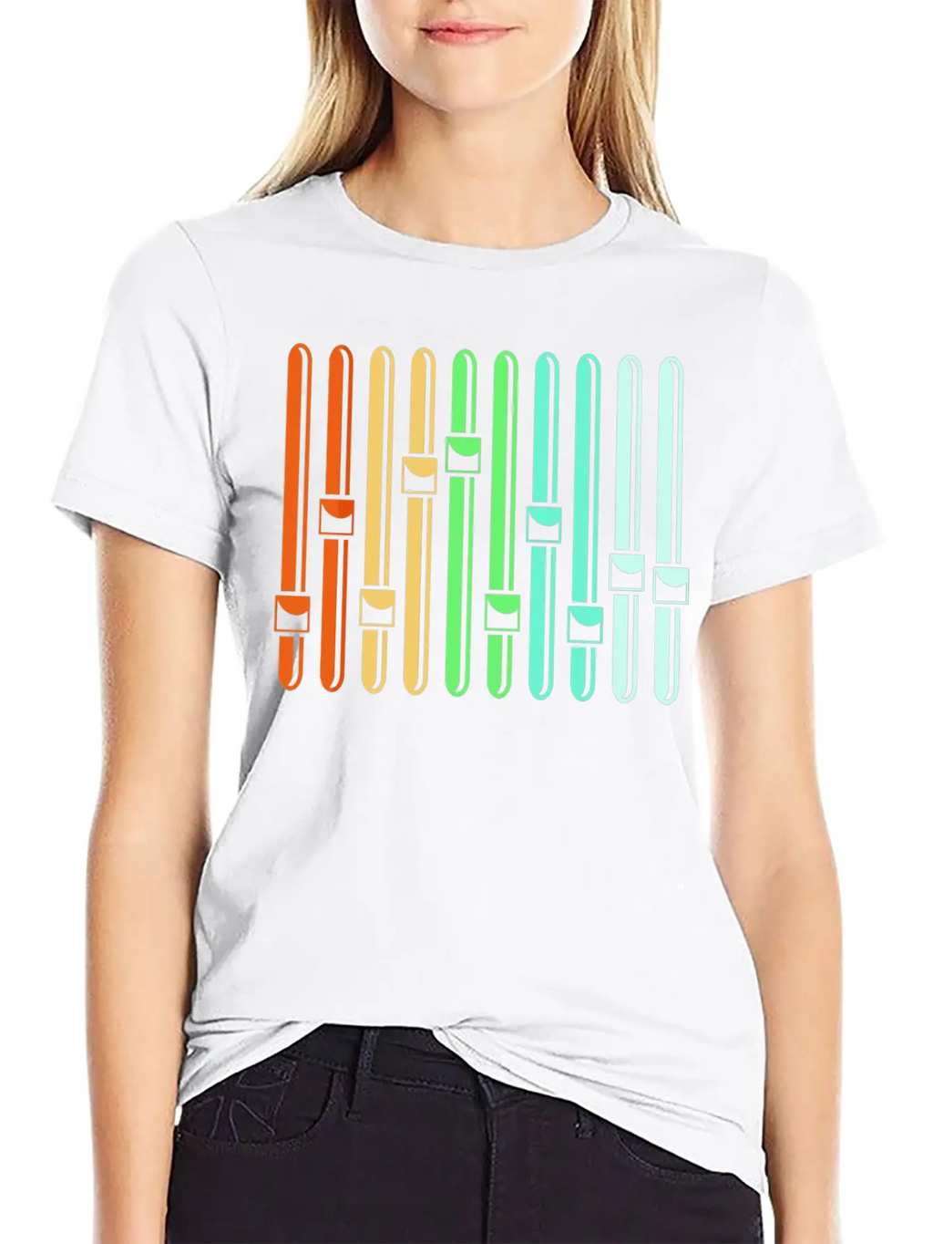 Sound Engineer Audio Engineer Music VU Meter Stylish Everyday T-Shirt – Unisex Basic Cotton Tee