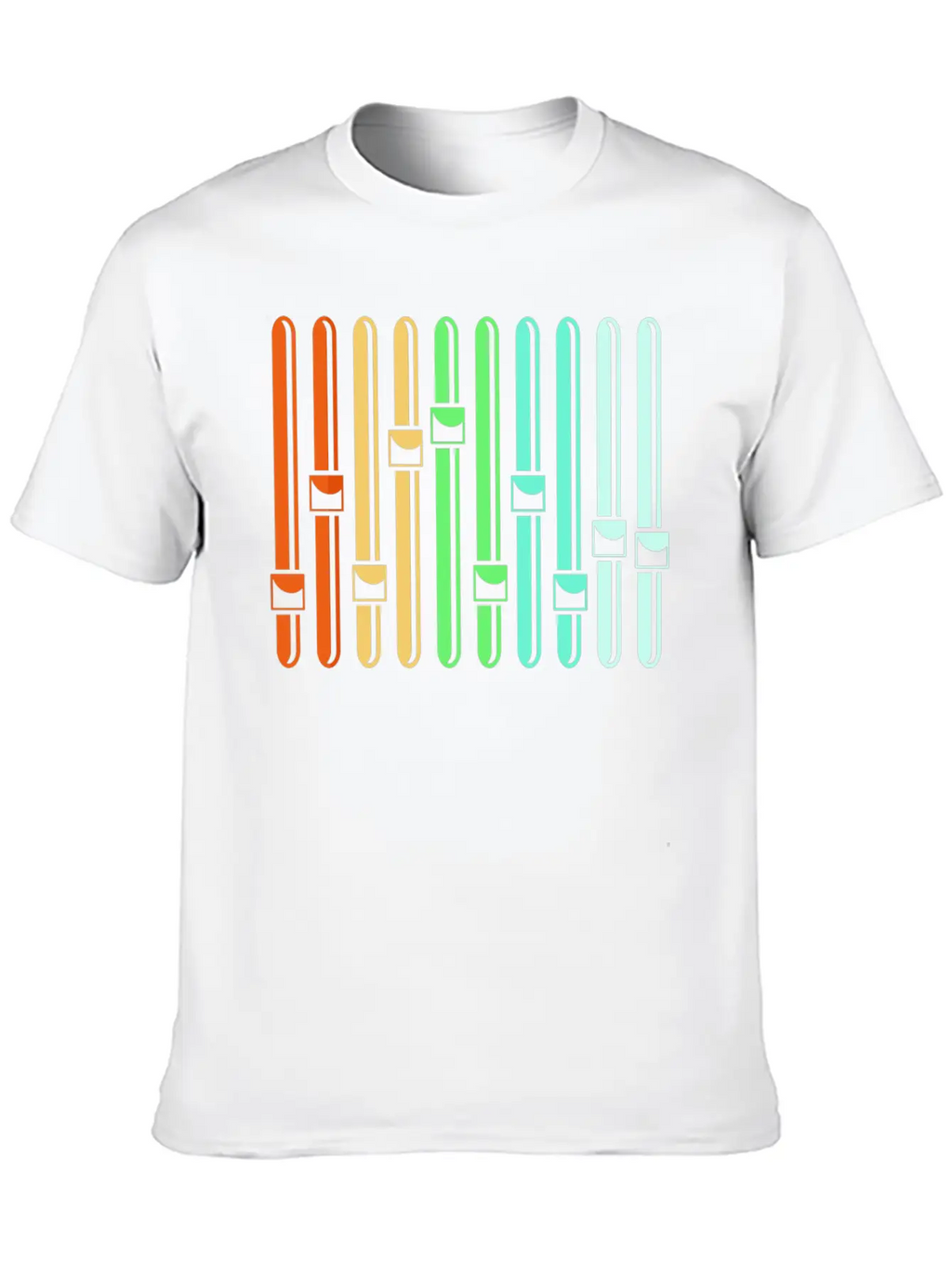 Sound Engineer Audio Engineer Music VU Meter Stylish Everyday T-Shirt – Unisex Basic Cotton Tee