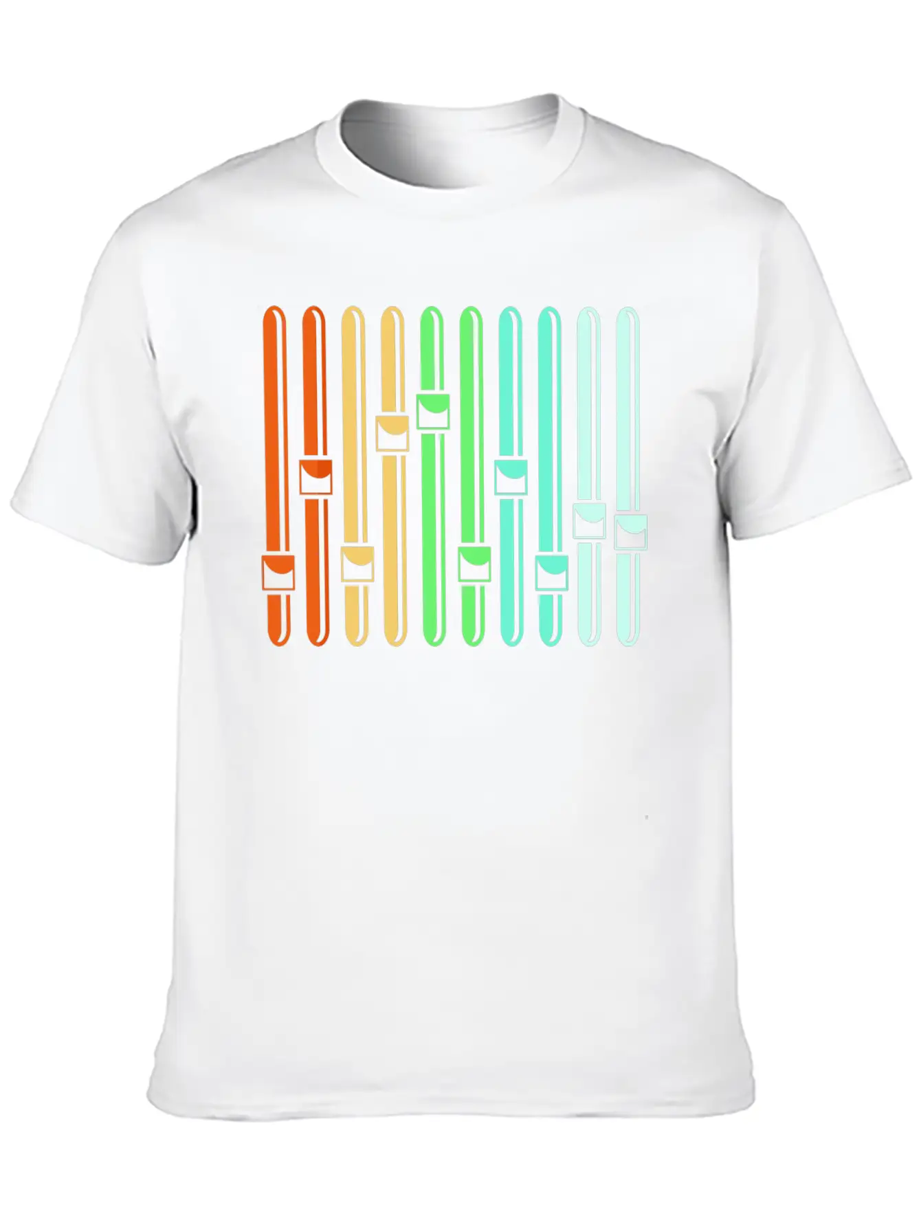 Sound Engineer Audio Engineer Music VU Meter Stylish Everyday T-Shirt – Unisex Basic Cotton Tee