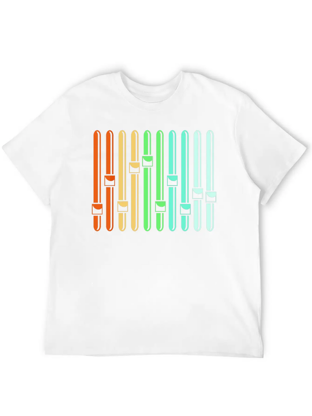 Sound Engineer Audio Engineer Music VU Meter Stylish Everyday T-Shirt – Unisex Basic Cotton Tee
