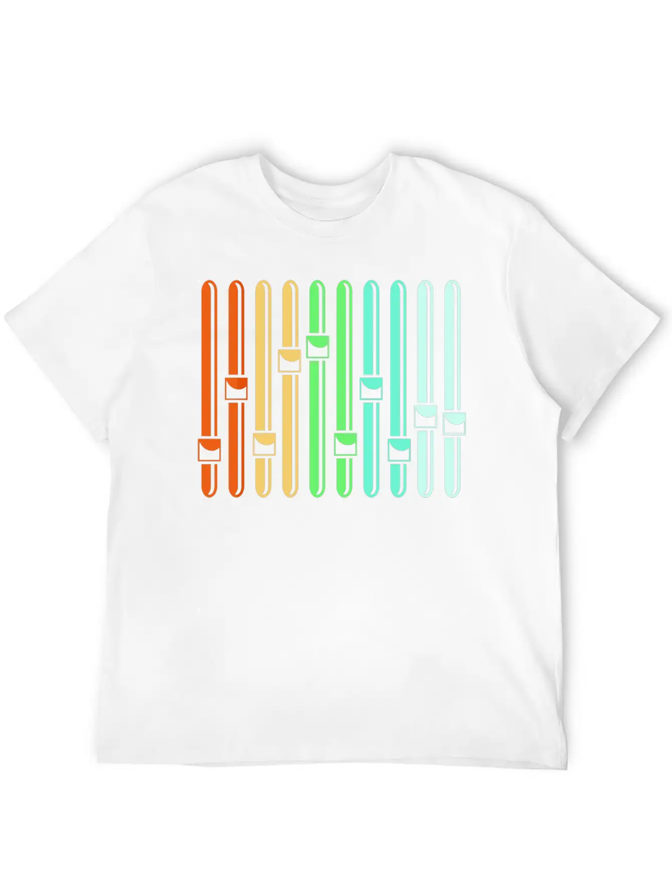 Sound Engineer Audio Engineer Music VU Meter Stylish Everyday T-Shirt – Unisex Basic Cotton Tee