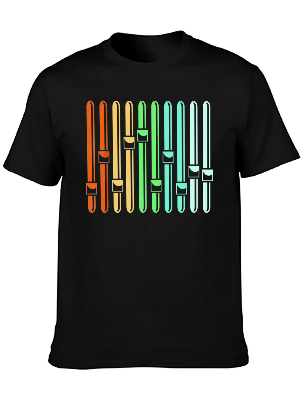 Sound Engineer Audio Engineer Music VU Meter Stylish Everyday T-Shirt – Unisex Basic Cotton Tee