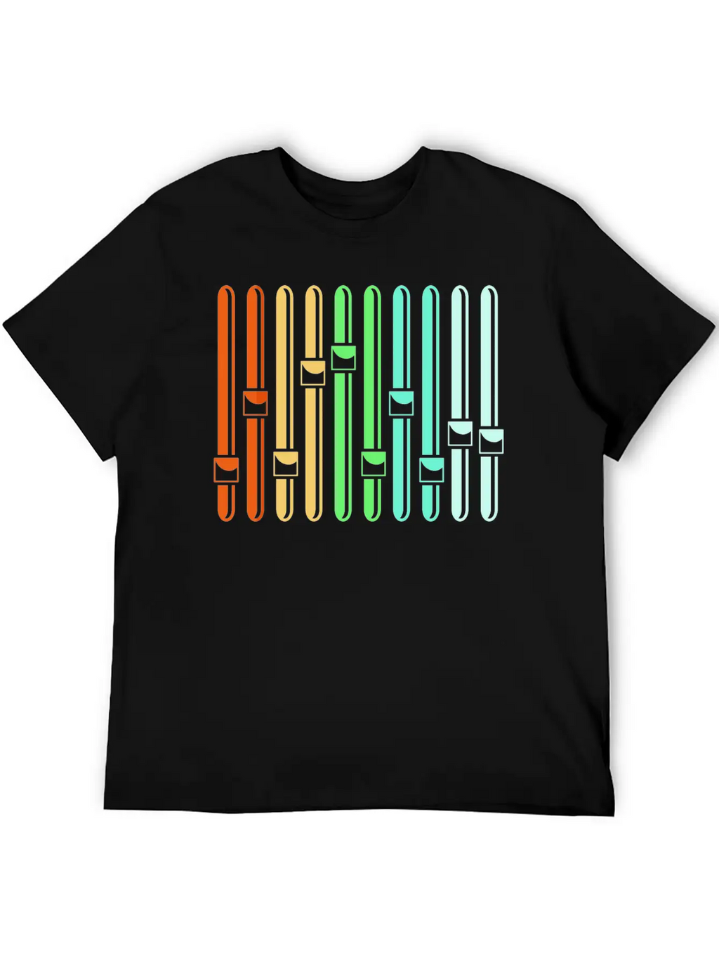 Sound Engineer Audio Engineer Music VU Meter Stylish Everyday T-Shirt – Unisex Basic Cotton Tee