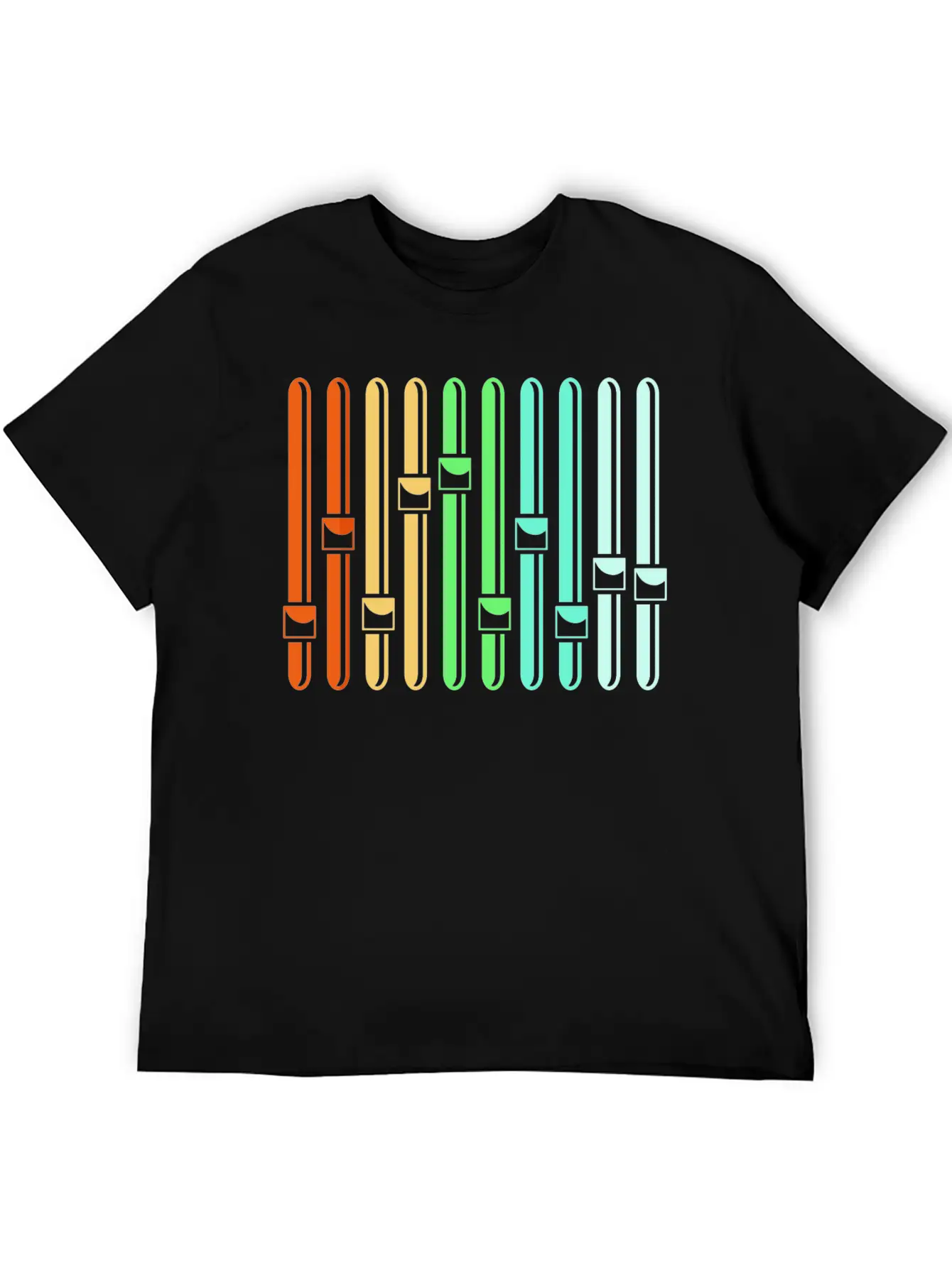 Sound Engineer Audio Engineer Music VU Meter Stylish Everyday T-Shirt – Unisex Basic Cotton Tee