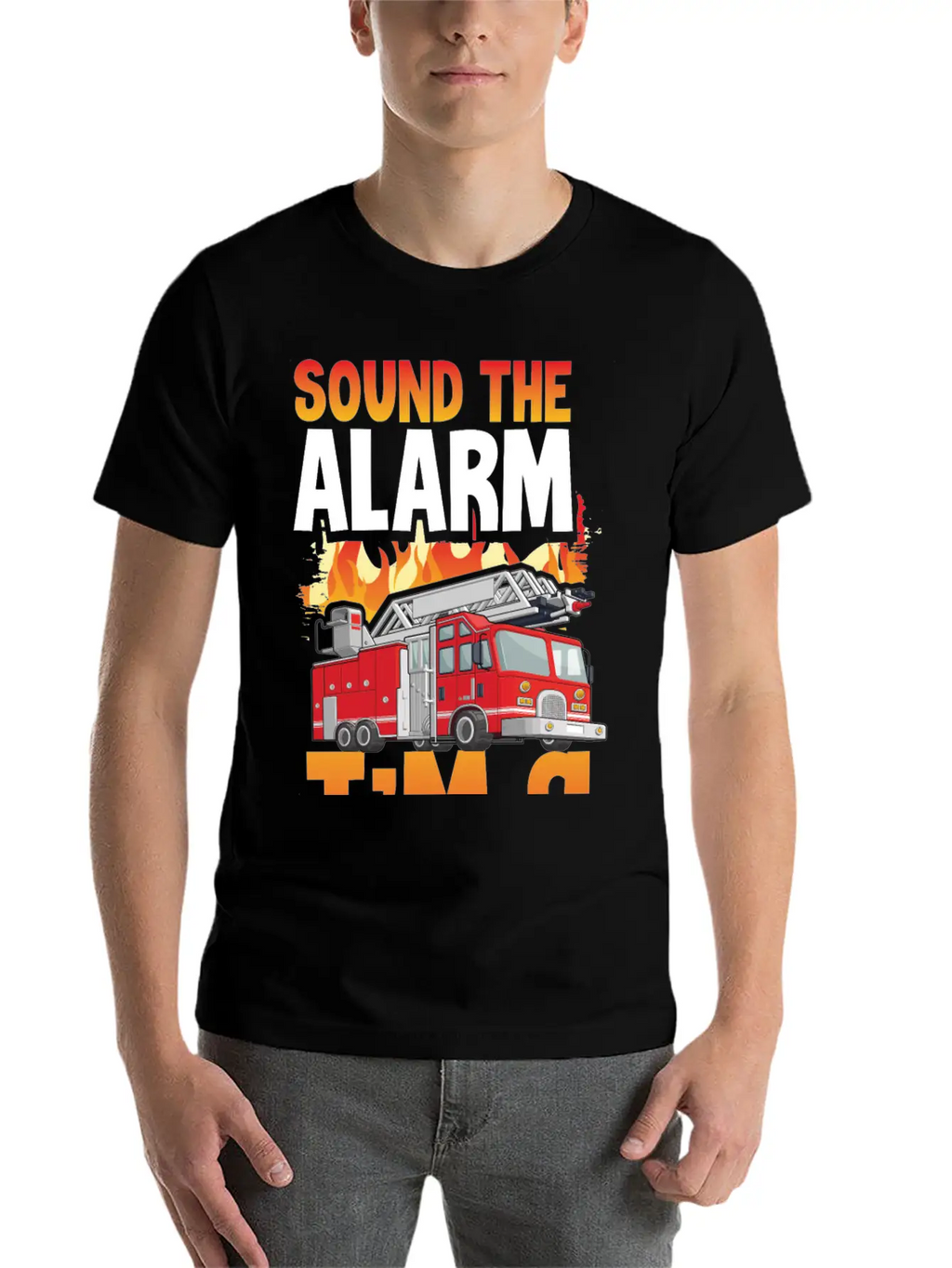 Sound The Alarm I'm 9 Little Firefighter 9th Breathable Soft Cotton T-Shirt – Timeless Casual Look