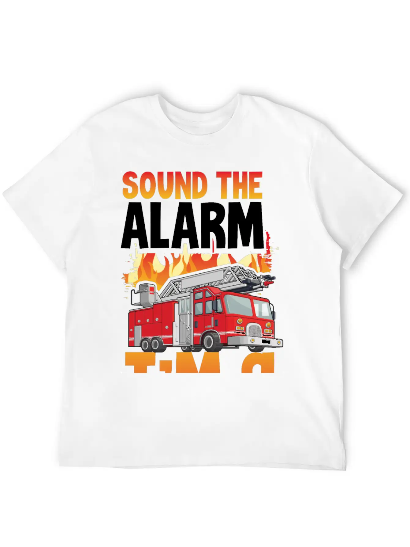 Sound The Alarm I'm 9 Little Firefighter 9th Breathable Soft Cotton T-Shirt – Timeless Casual Look