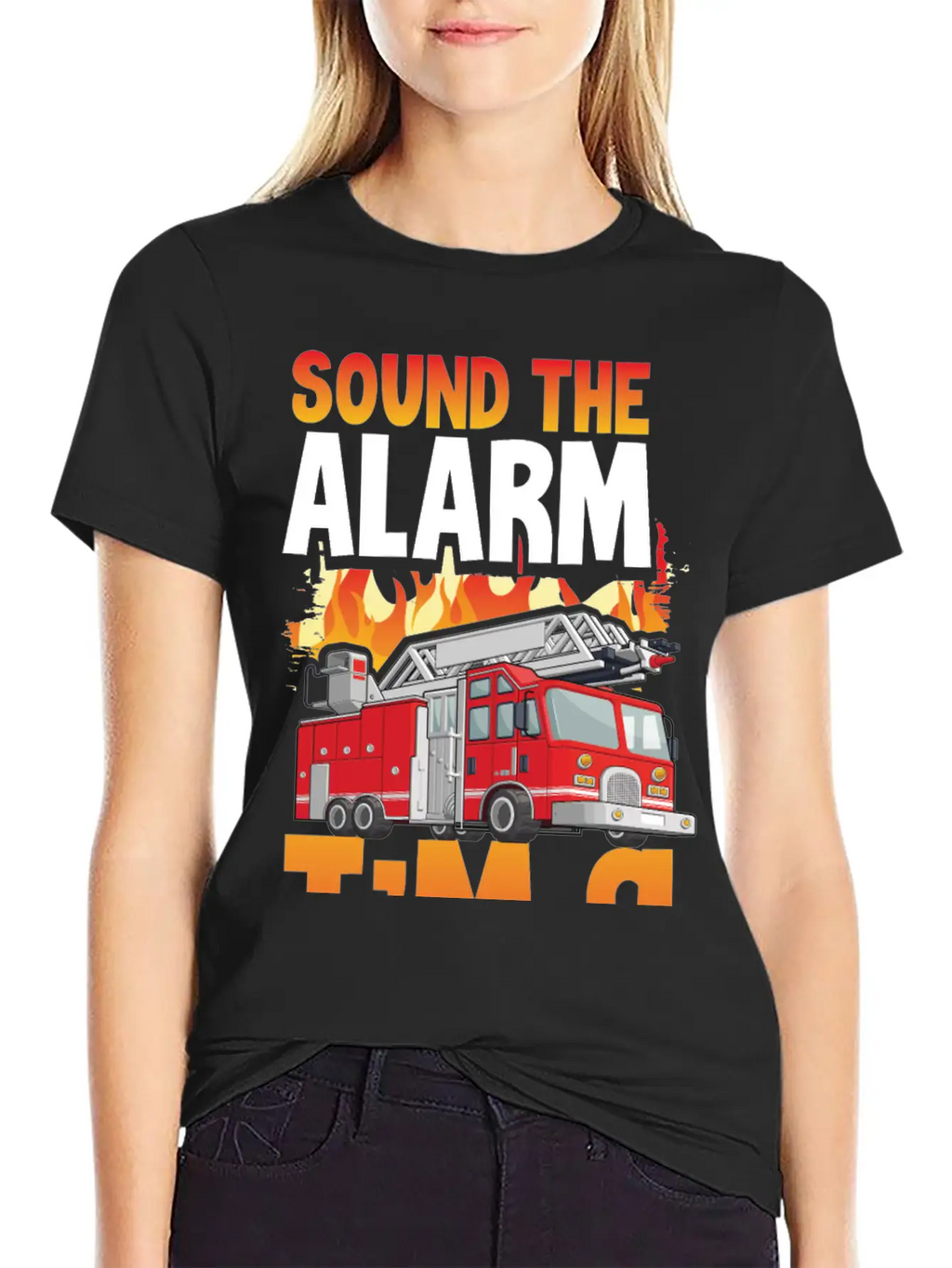 Sound The Alarm I'm 9 Little Firefighter 9th Breathable Soft Cotton T-Shirt – Timeless Casual Look