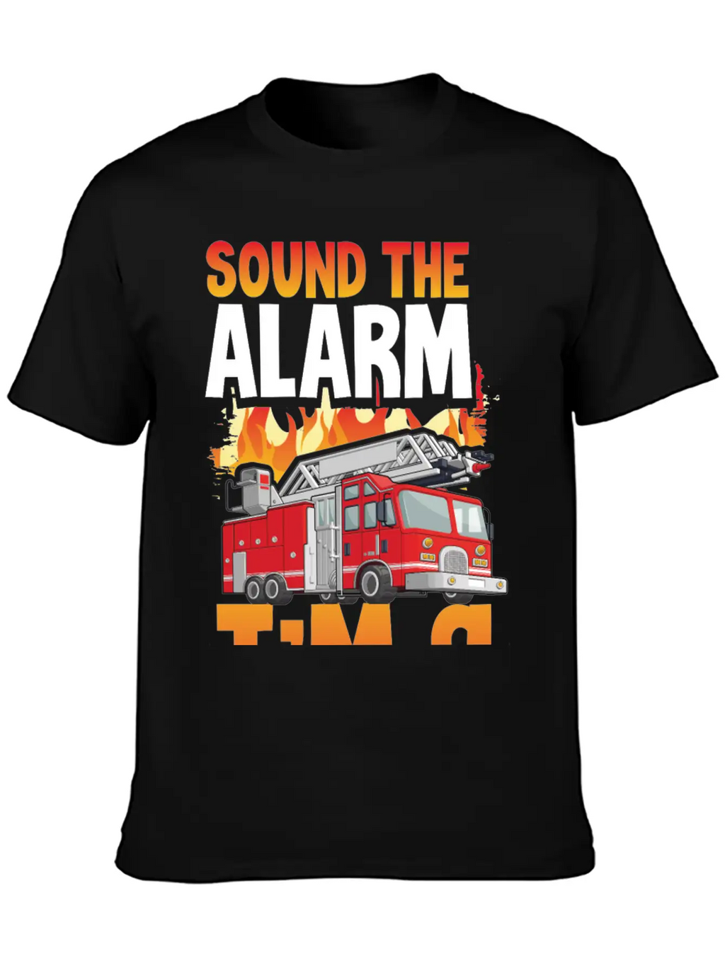 Sound The Alarm I'm 9 Little Firefighter 9th Breathable Soft Cotton T-Shirt – Timeless Casual Look