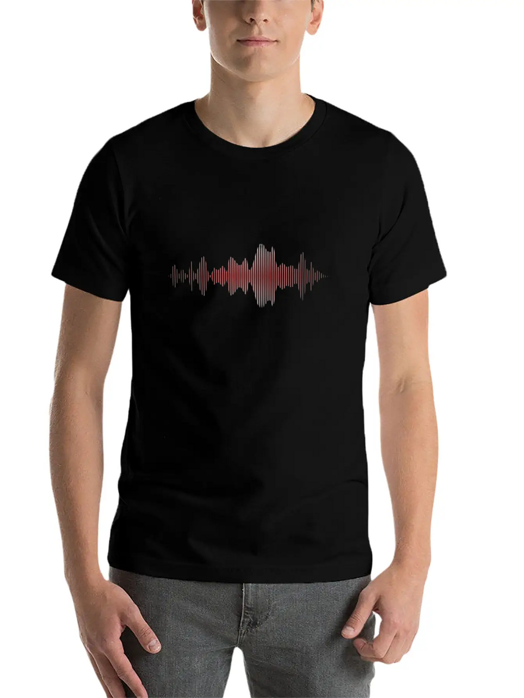 Sound Waves Basic Graphic T-Shirt – Daily Comfort In Soft Cotton