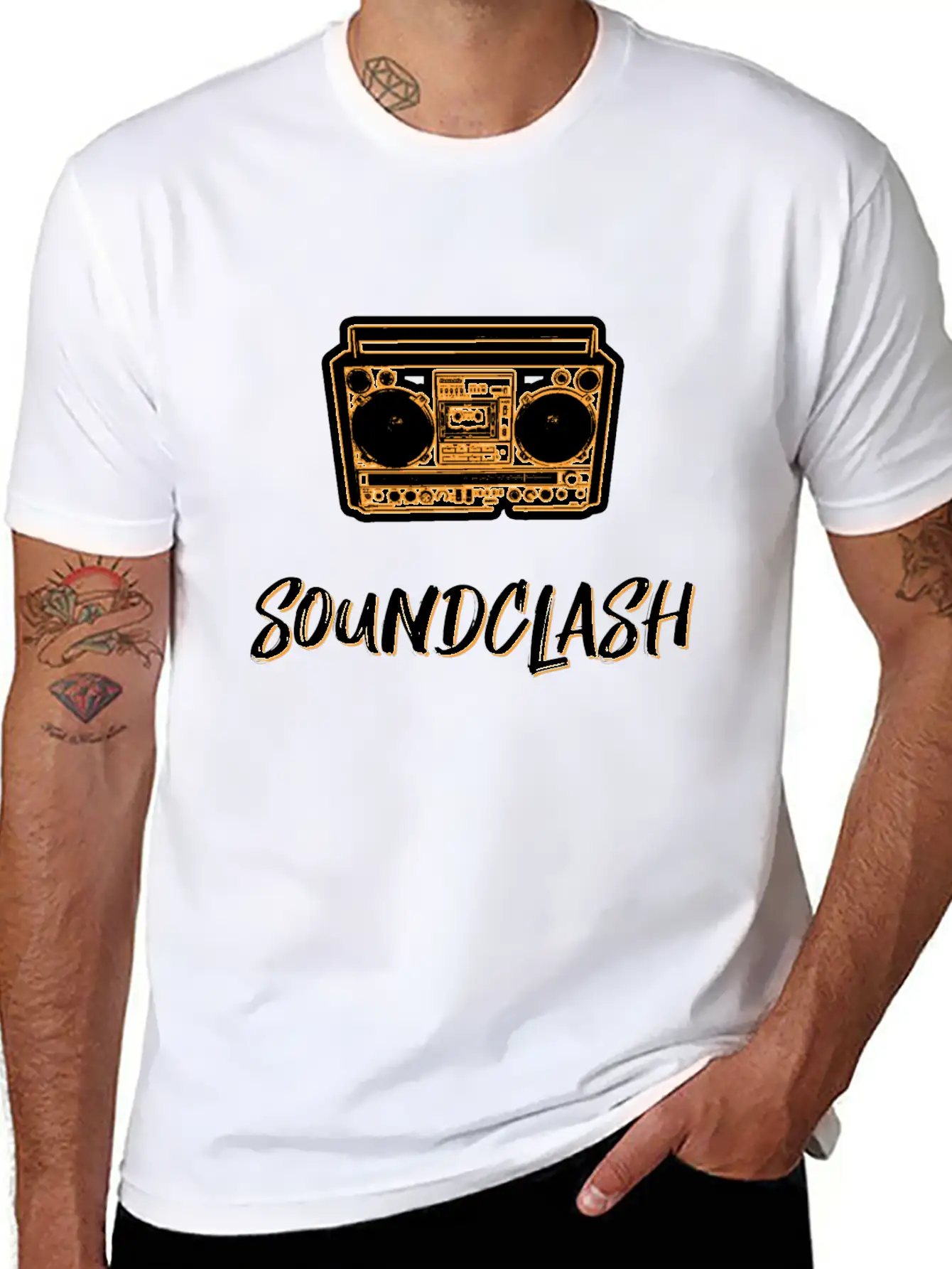Soundclash Dancehall Reggae Party Stylish Everyday T-Shirt – Unisex Basic Cotton Tee