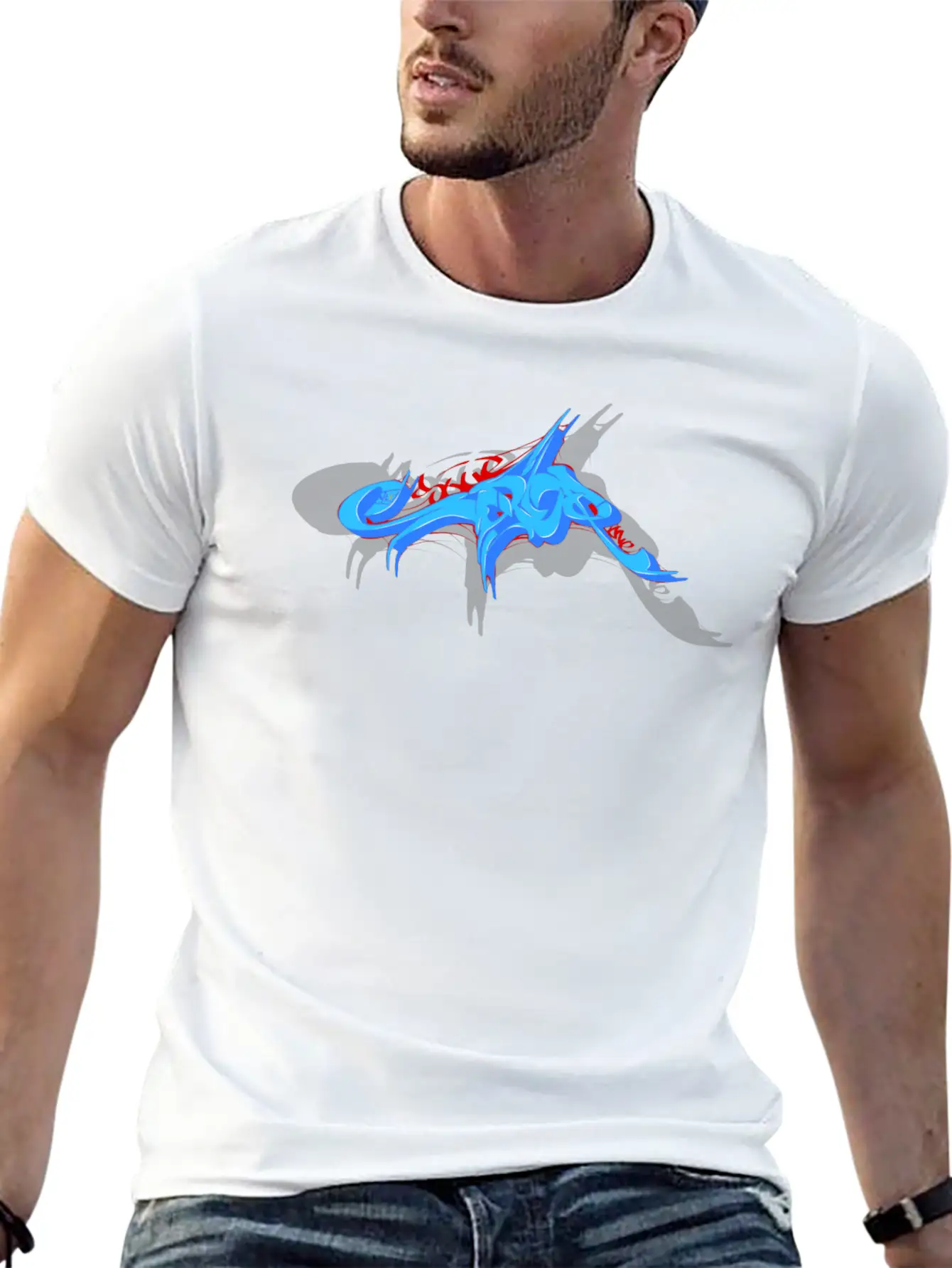 Soup Graffiti Urban Street Art Gift Breathable Graphic T-Shirt – Perfect For Casual Days