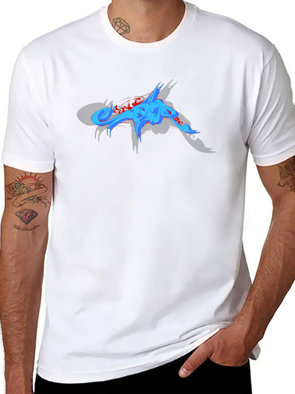 Soup Graffiti Urban Street Art Gift Breathable Graphic T-Shirt – Perfect For Casual Days