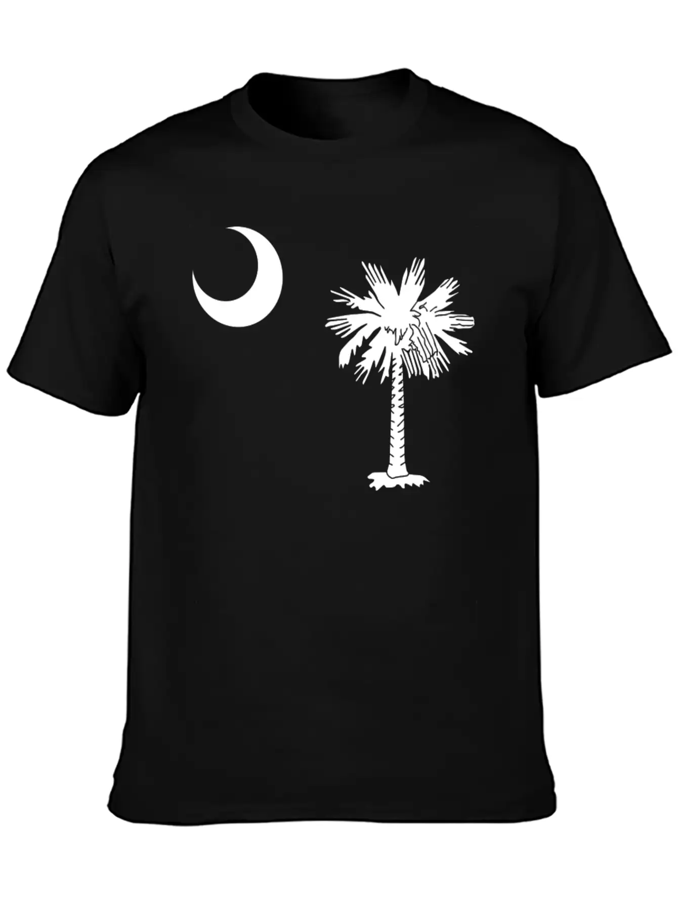 South Carolina Flag Breathable Graphic T-Shirt – Perfect For Casual Days
