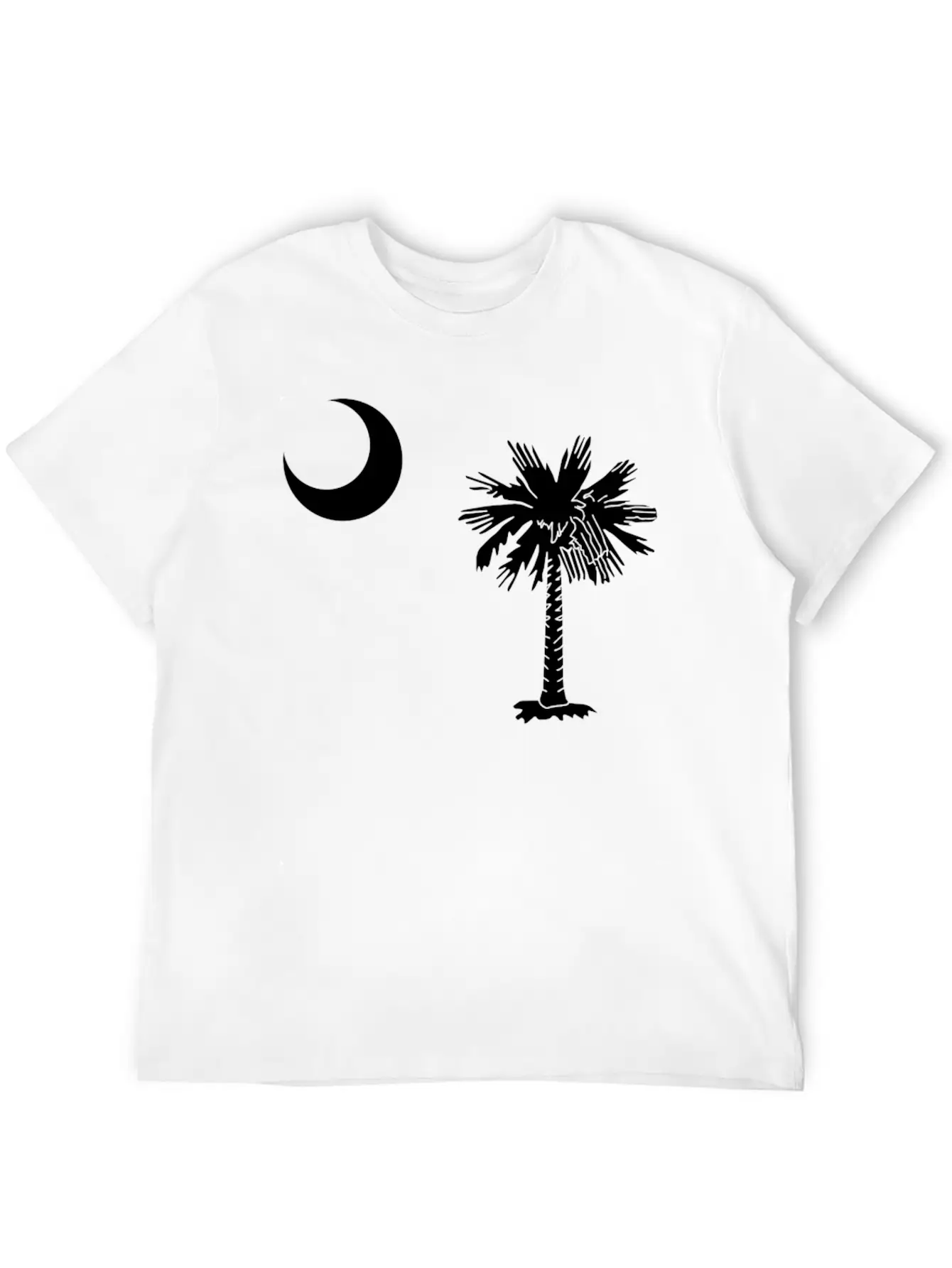 South Carolina Flag Breathable Graphic T-Shirt – Perfect For Casual Days