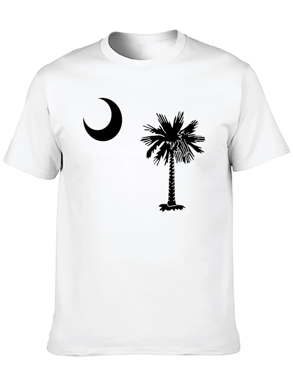 South Carolina Flag Breathable Graphic T-Shirt – Perfect For Casual Days
