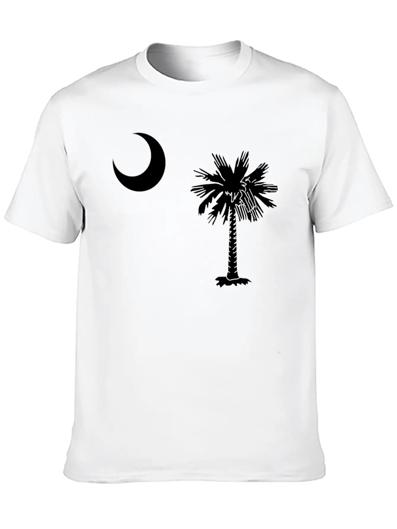 South Carolina Flag Breathable Graphic T-Shirt – Perfect For Casual Days