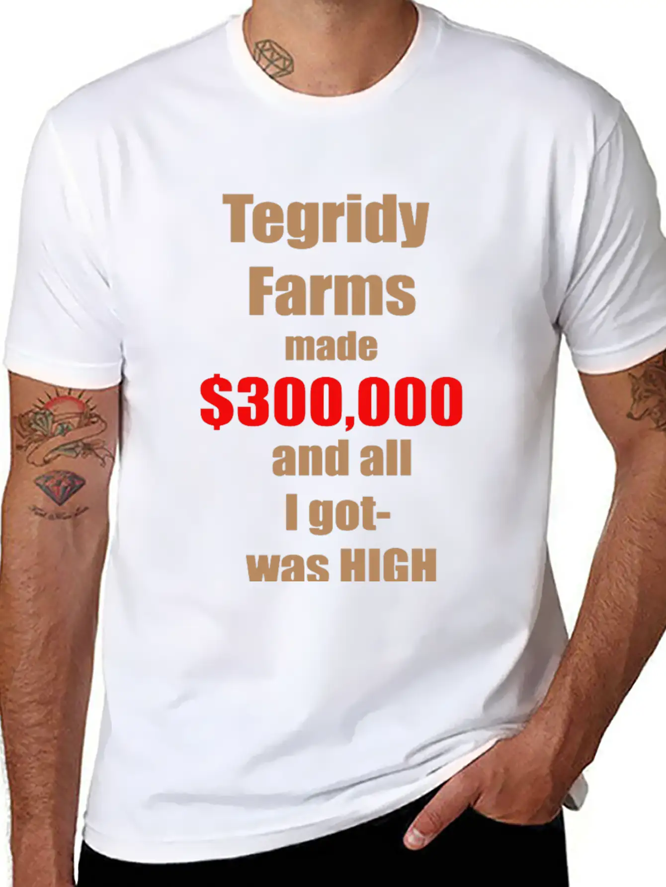 South Park Tegridy Farms Unisex Casual T-Shirt – Clean Design For Daily Comfort