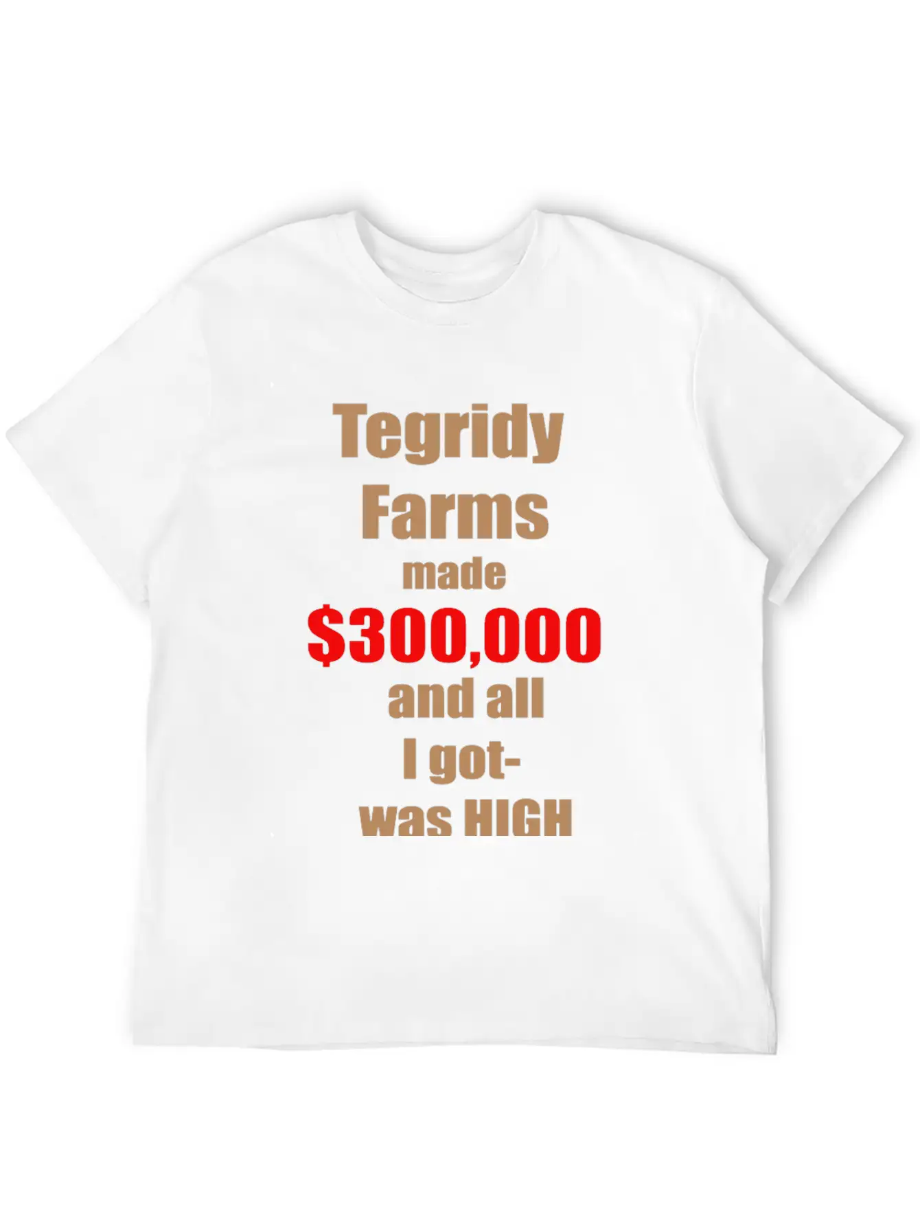 South Park Tegridy Farms Unisex Casual T-Shirt – Clean Design For Daily Comfort