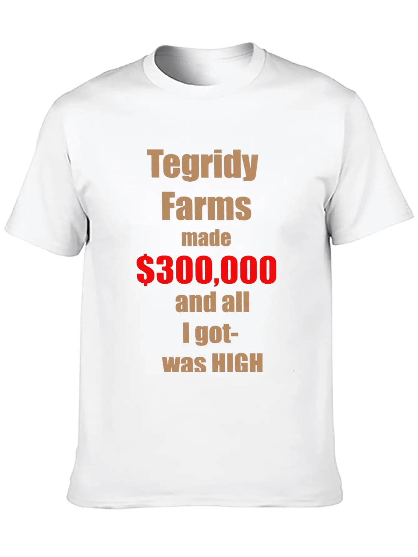 South Park Tegridy Farms Unisex Casual T-Shirt – Clean Design For Daily Comfort