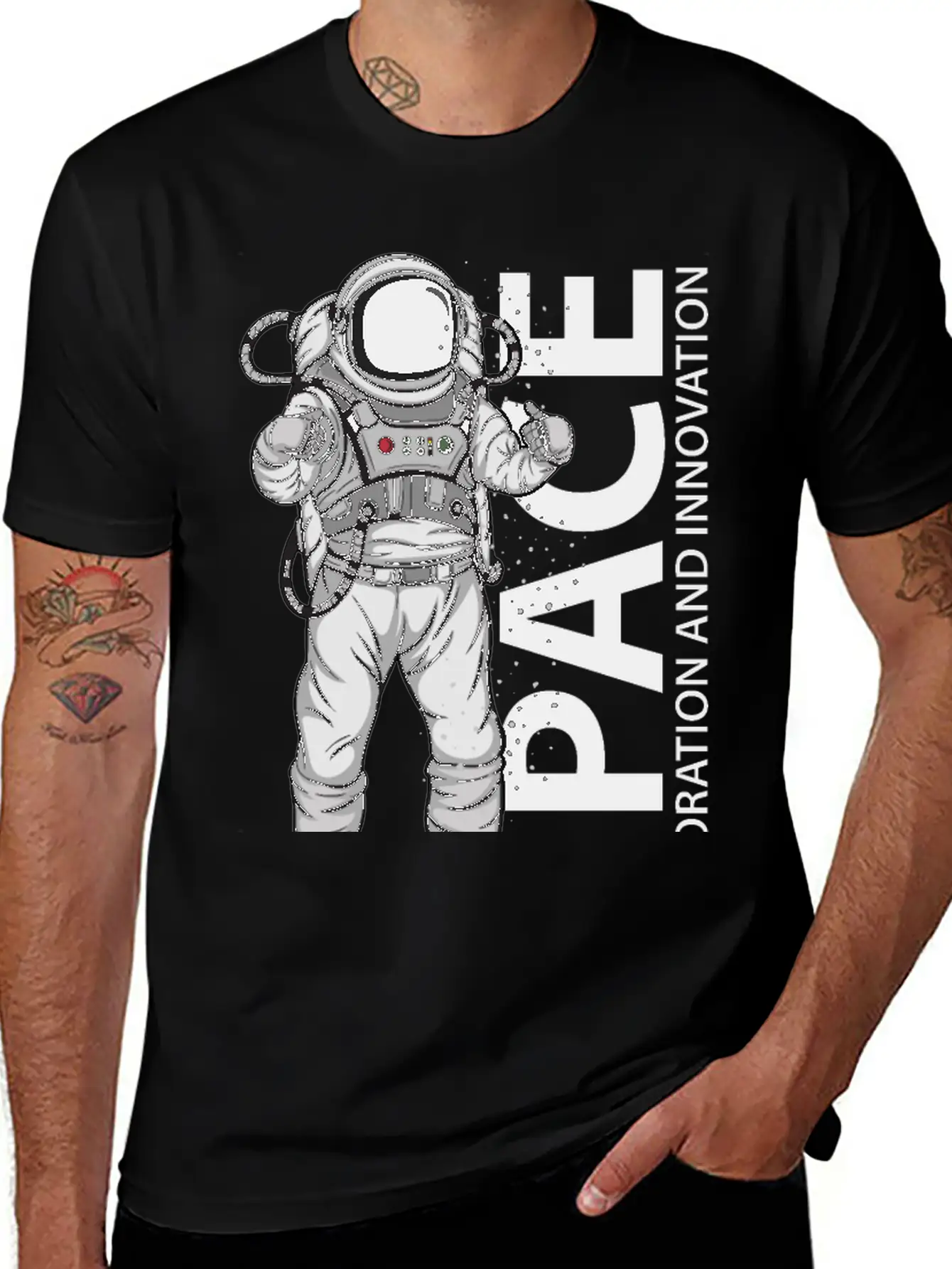 Space Astronaut Relaxed Everyday Tee – Lightweight And Durable Cotton