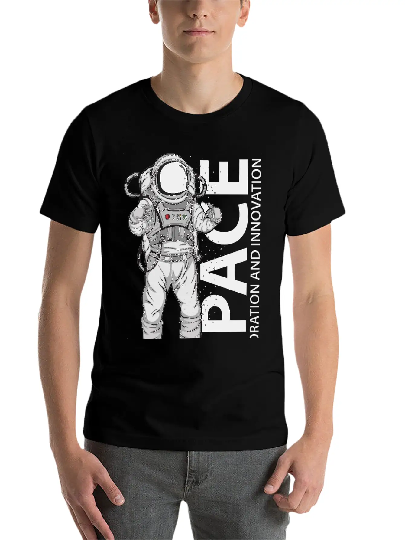 Space Astronaut Relaxed Everyday Tee – Lightweight And Durable Cotton