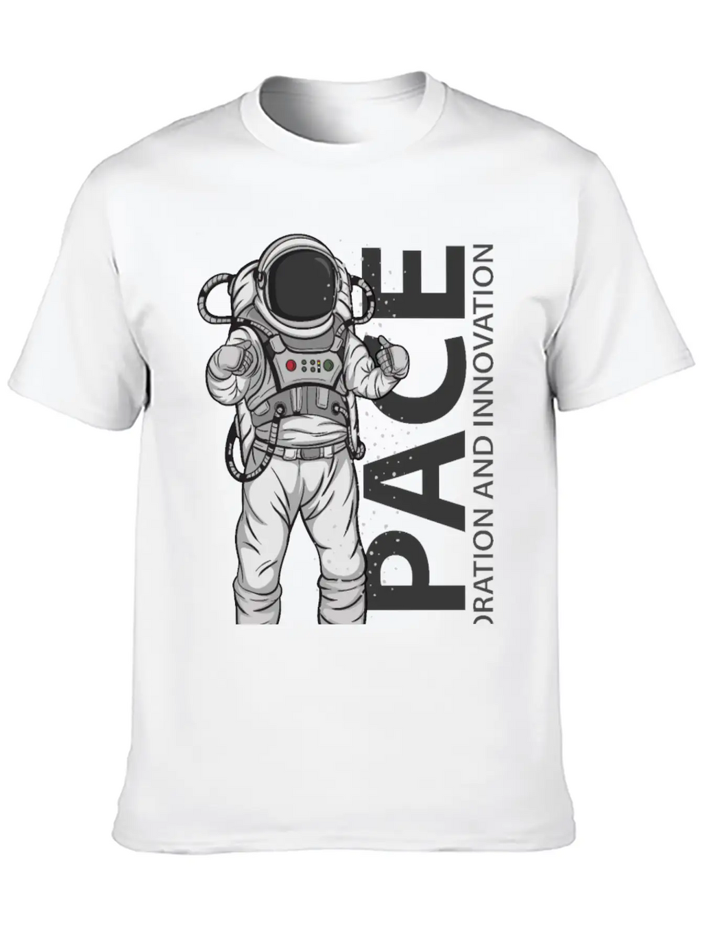 Space Astronaut Relaxed Everyday Tee – Lightweight And Durable Cotton