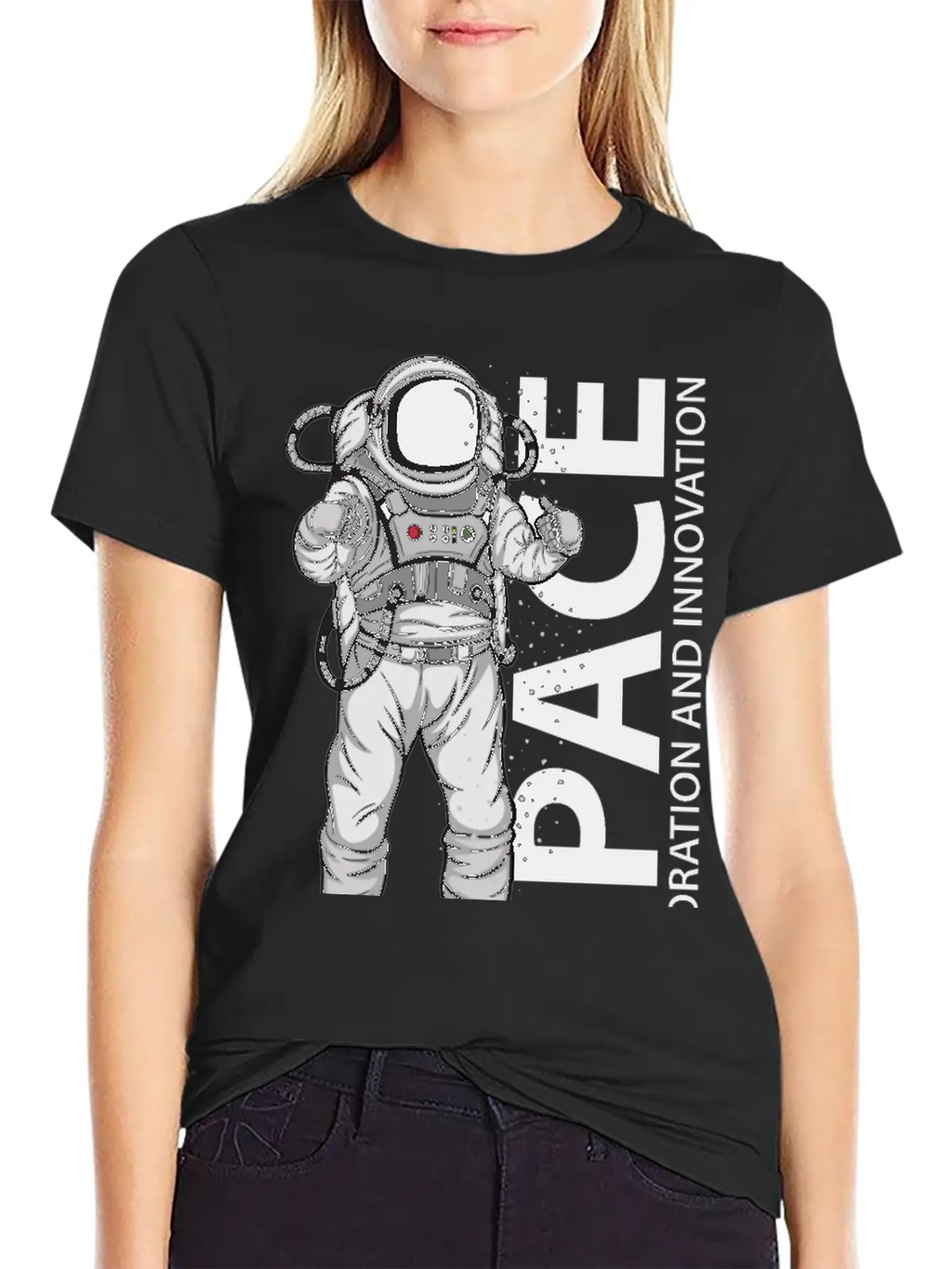 Space Astronaut Relaxed Everyday Tee – Lightweight And Durable Cotton