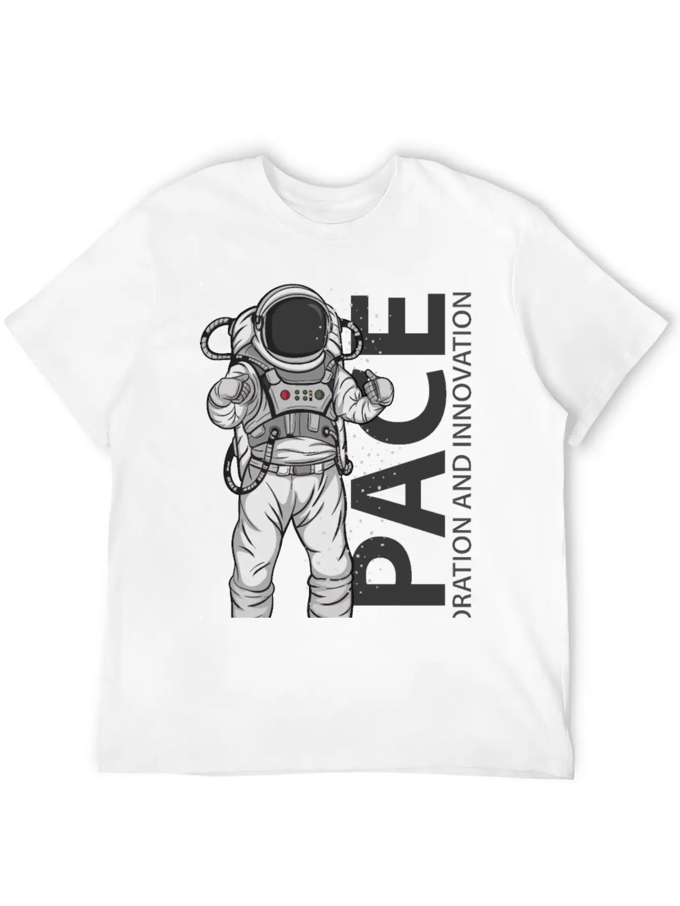 Space Astronaut Relaxed Everyday Tee – Lightweight And Durable Cotton