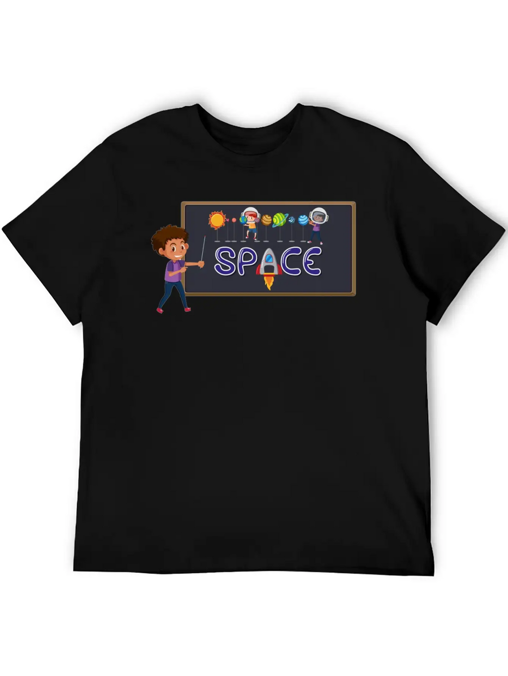 Space Boy Breathable Graphic T-Shirt – Perfect For Casual Days