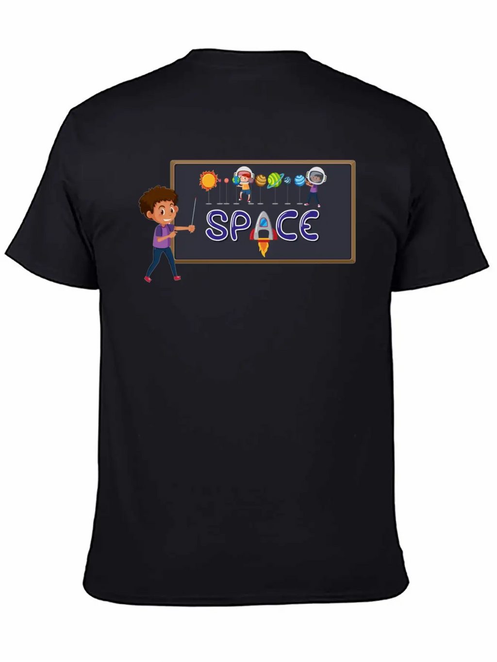 Space Boy Breathable Graphic T-Shirt – Perfect For Casual Days