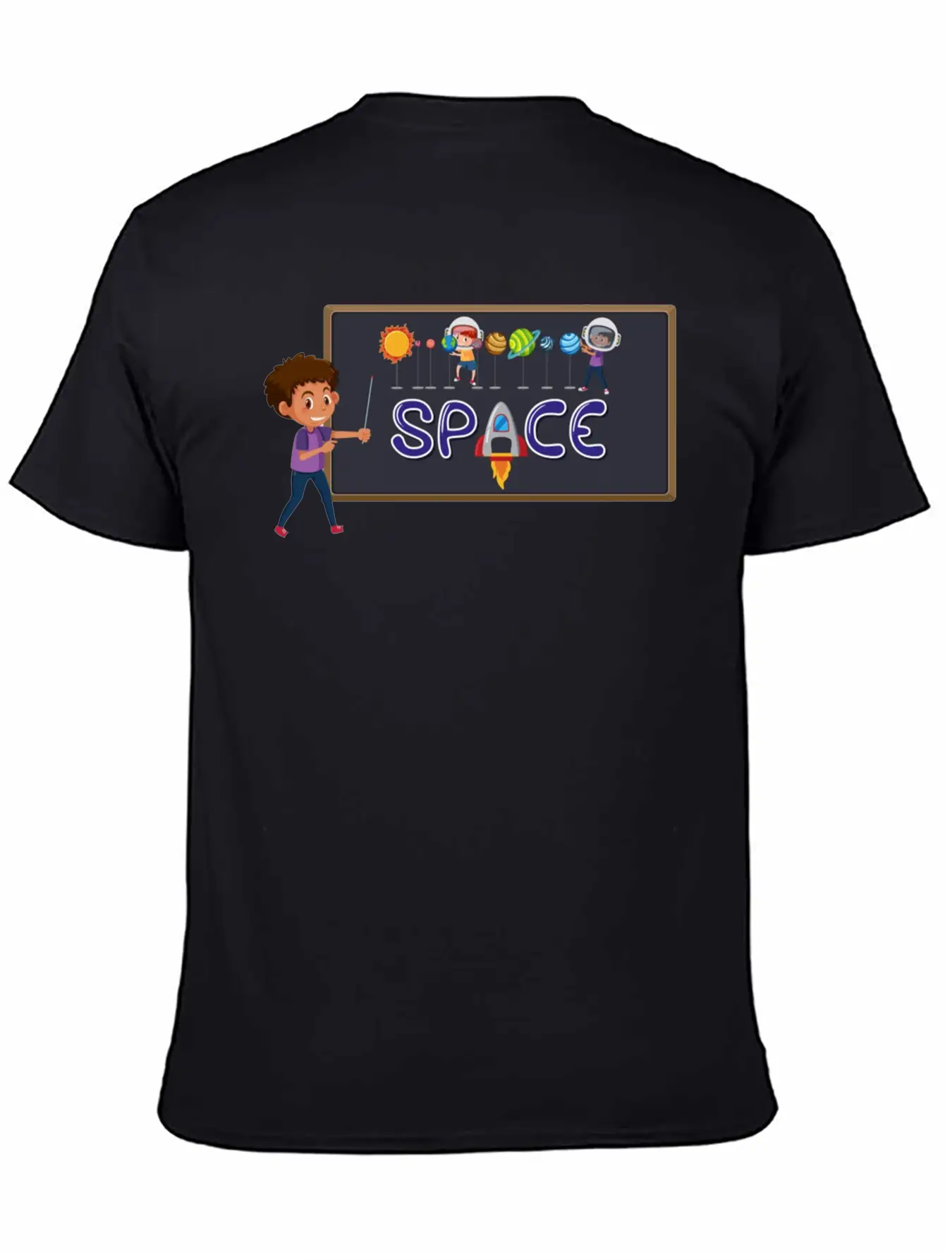 Space Boy Breathable Graphic T-Shirt – Perfect For Casual Days