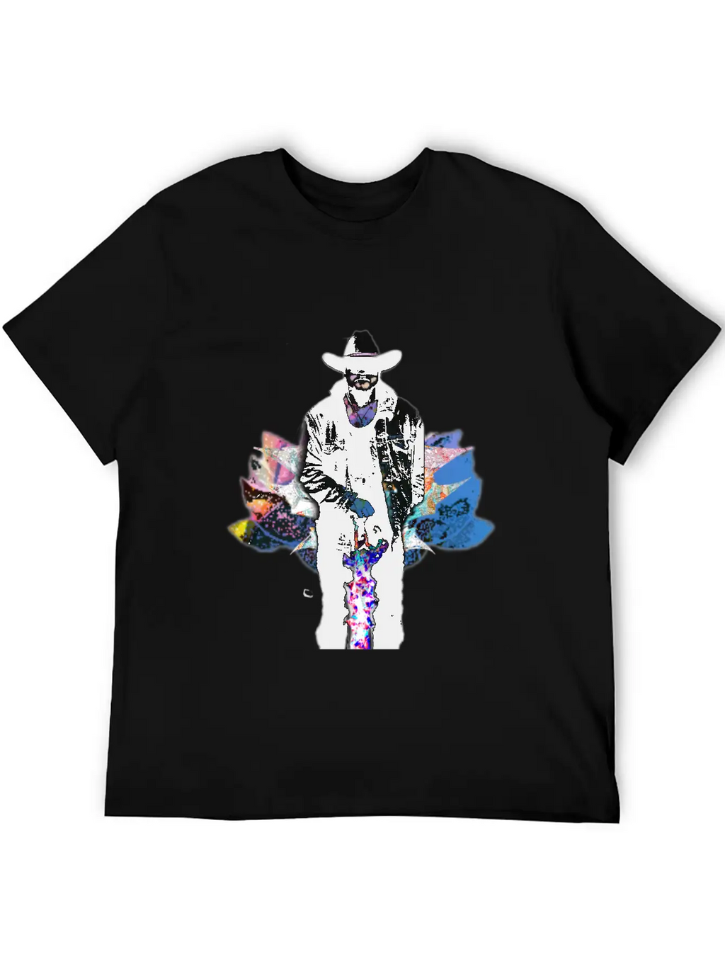 Space Cowboy Unisex Casual T-Shirt – Clean Design For Daily Comfort