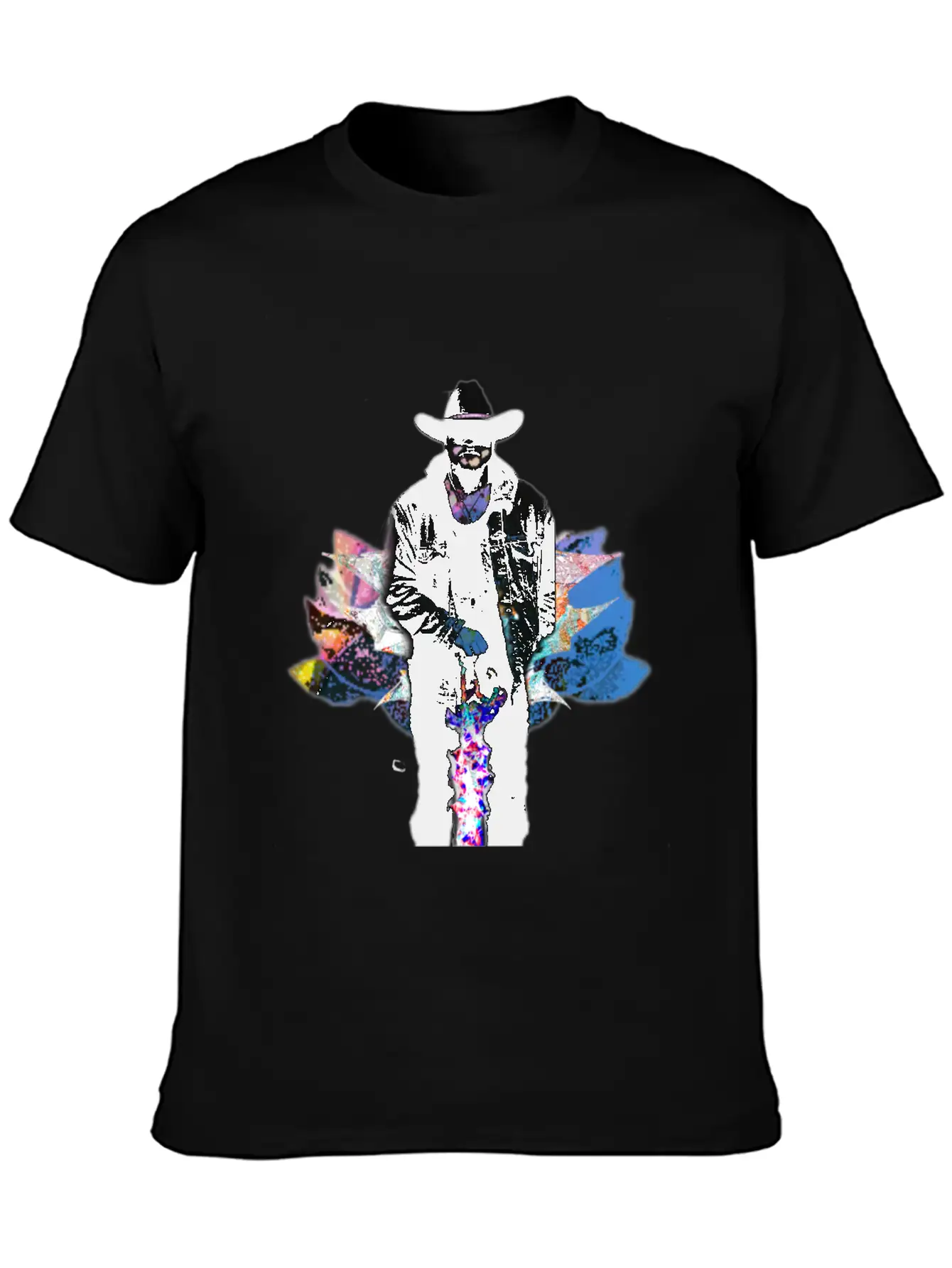 Space Cowboy Unisex Casual T-Shirt – Clean Design For Daily Comfort