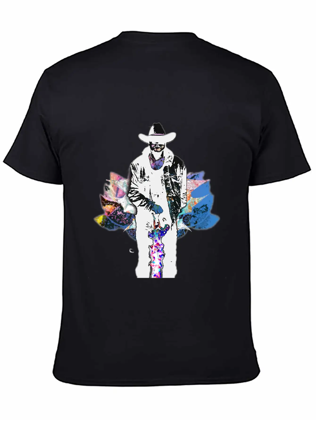 Space Cowboy Unisex Casual T-Shirt – Clean Design For Daily Comfort