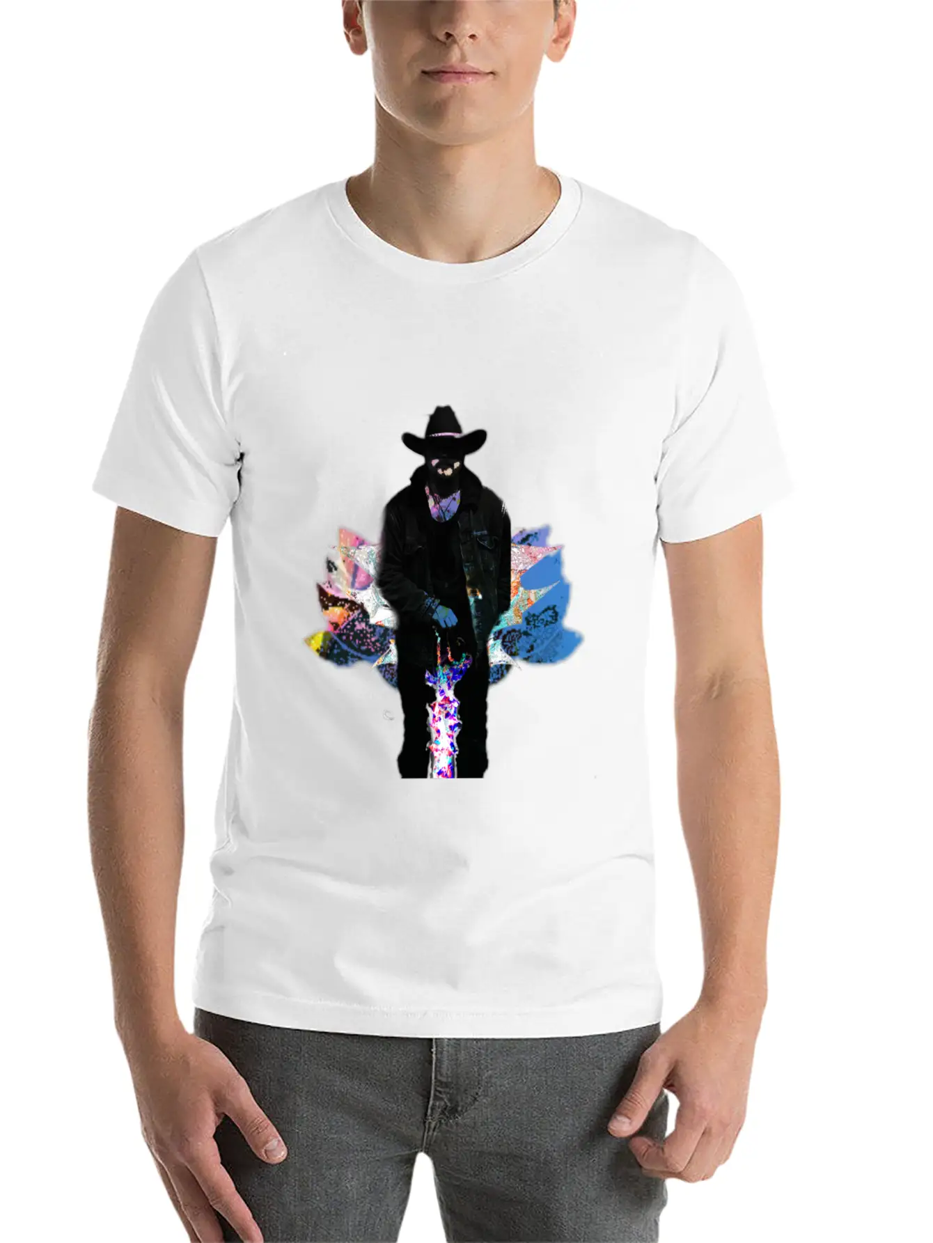 Space Cowboy Unisex Casual T-Shirt – Clean Design For Daily Comfort