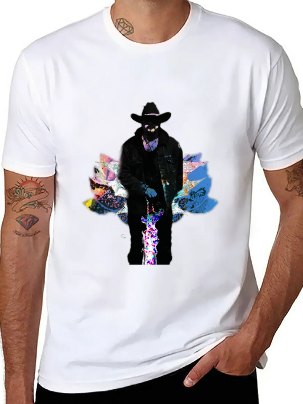 Space Cowboy Unisex Casual T-Shirt – Clean Design For Daily Comfort