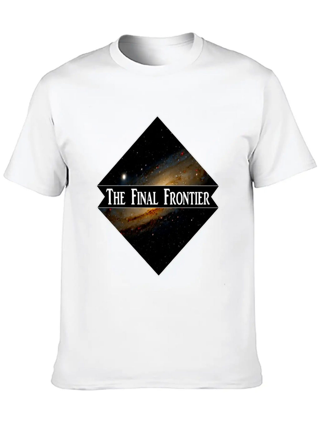 Space Final Frontier Galaxy Astronomy Cosmos Essential Cotton Tee For Daily Outfits – Unisex Style