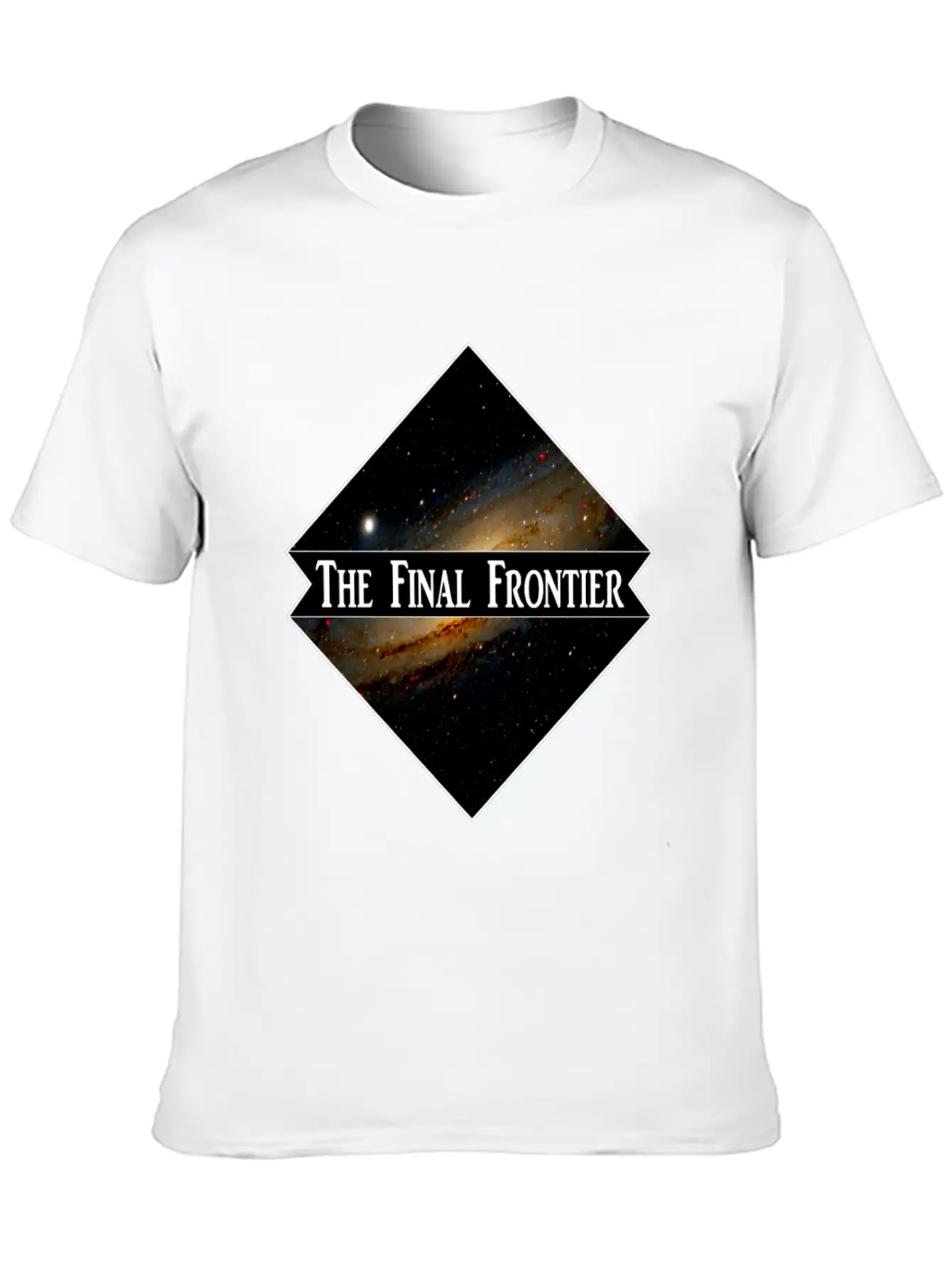Space Final Frontier Galaxy Astronomy Cosmos Essential Cotton Tee For Daily Outfits – Unisex Style