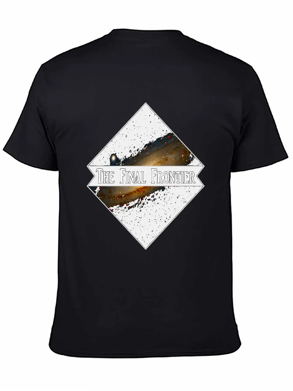 Space Final Frontier Galaxy Astronomy Cosmos Essential Cotton Tee For Daily Outfits – Unisex Style