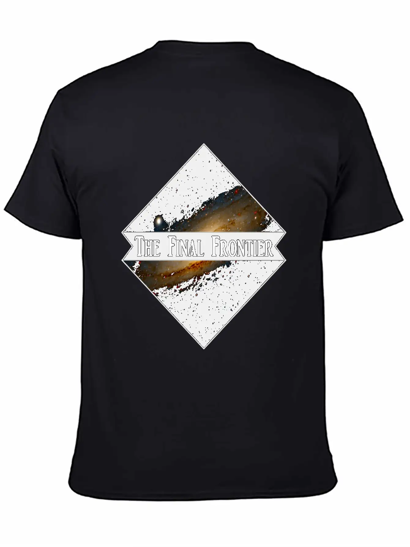Space Final Frontier Galaxy Astronomy Cosmos Essential Cotton Tee For Daily Outfits – Unisex Style