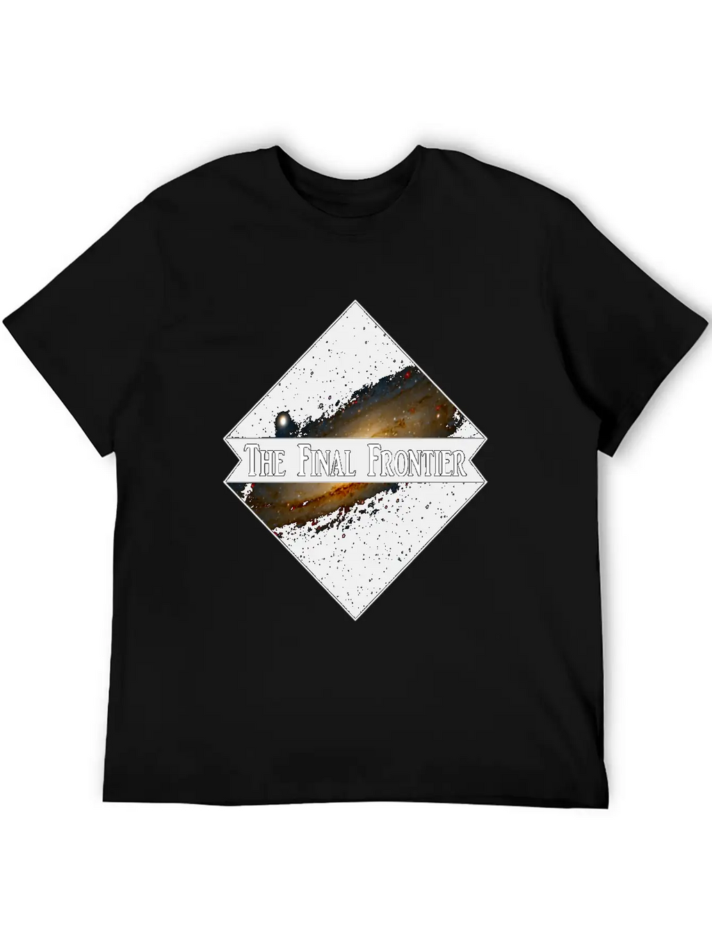 Space Final Frontier Galaxy Astronomy Cosmos Essential Cotton Tee For Daily Outfits – Unisex Style