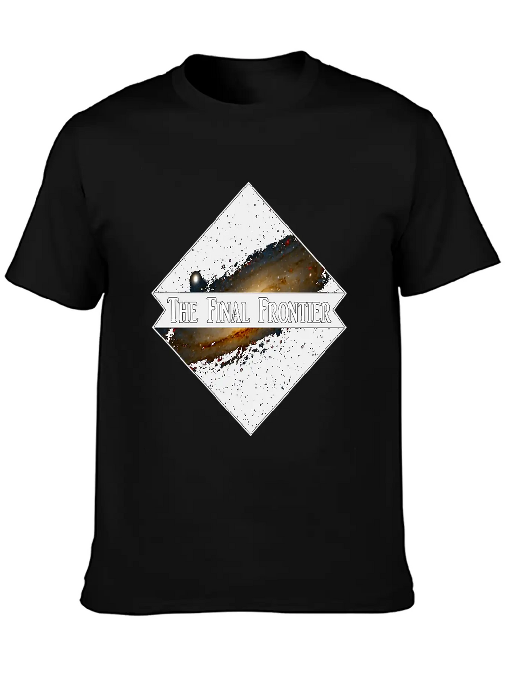 Space Final Frontier Galaxy Astronomy Cosmos Essential Cotton Tee For Daily Outfits – Unisex Style