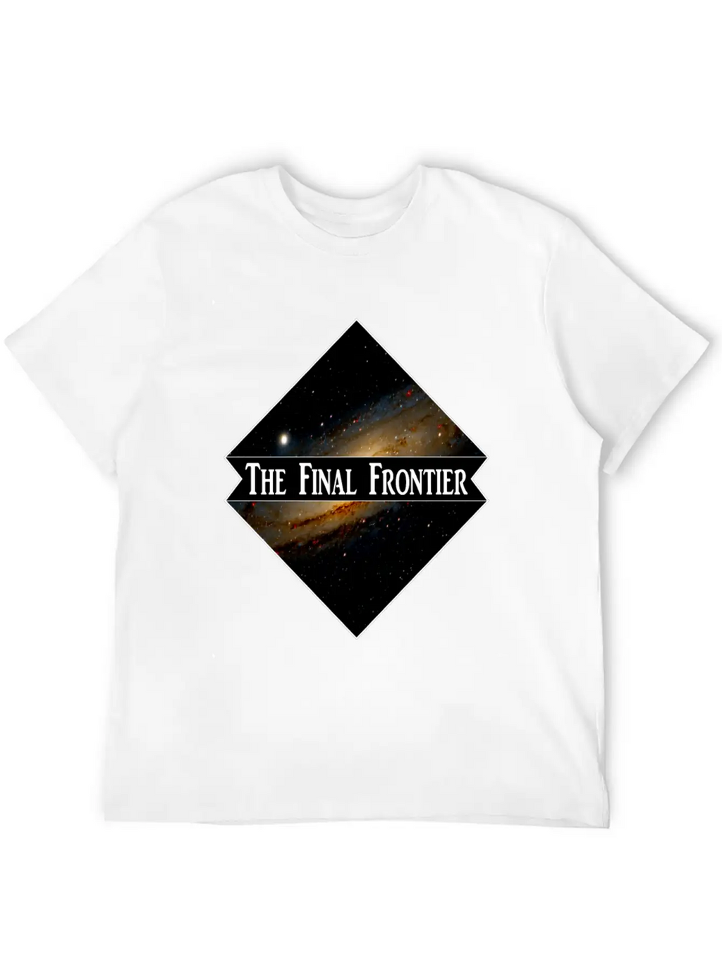 Space Final Frontier Galaxy Astronomy Cosmos Essential Cotton Tee For Daily Outfits – Unisex Style