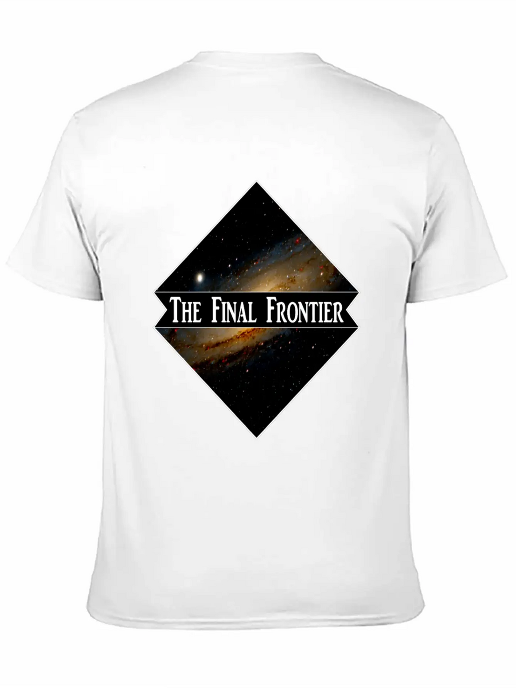 Space Final Frontier Galaxy Astronomy Cosmos Essential Cotton Tee For Daily Outfits – Unisex Style