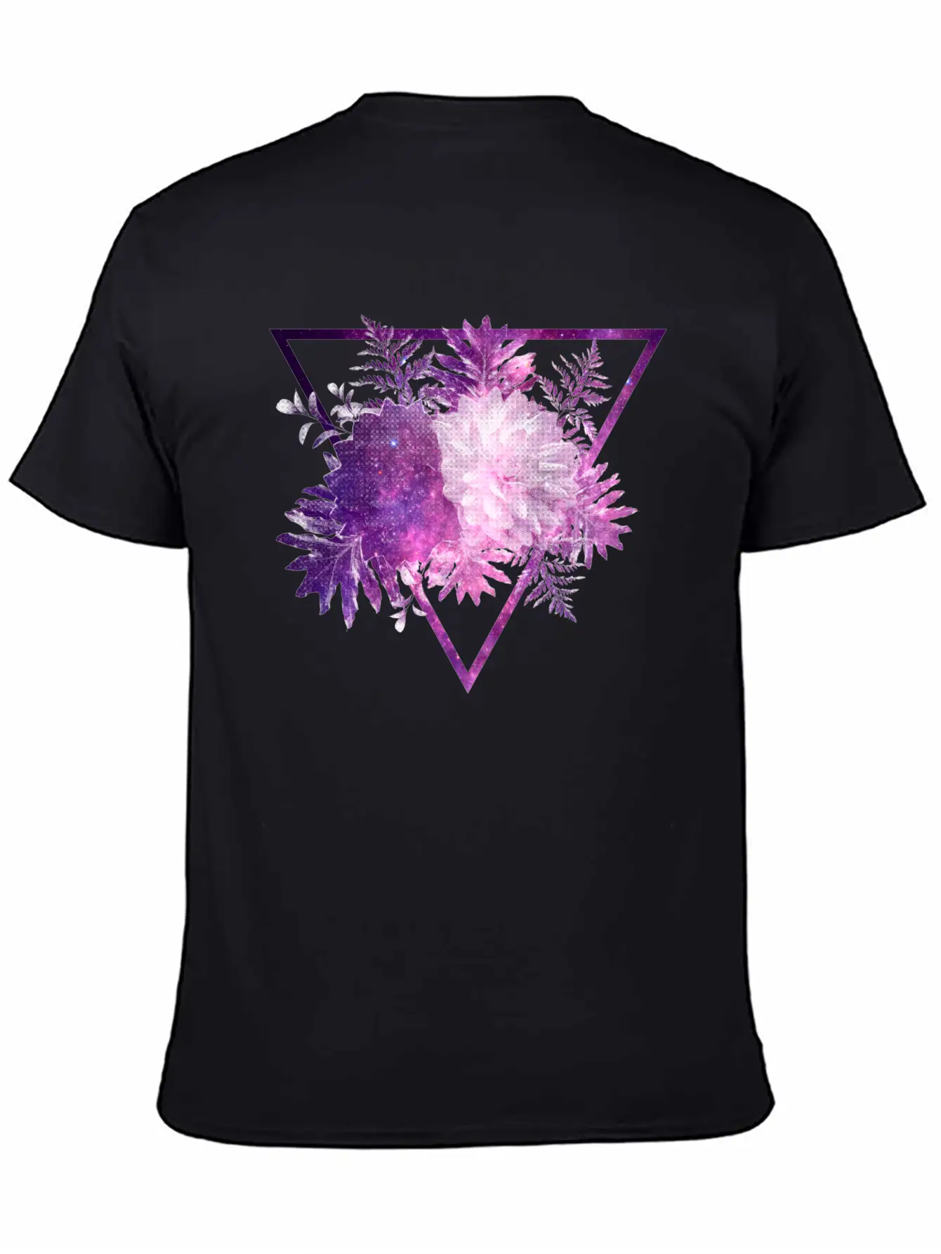 Space Flowers Classic Cotton Tee – Unisex Comfort For Any Season