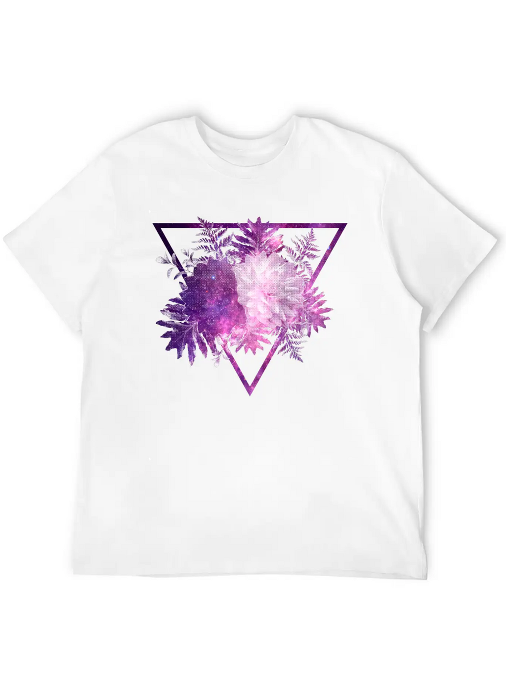 Space Flowers Classic Cotton Tee – Unisex Comfort For Any Season